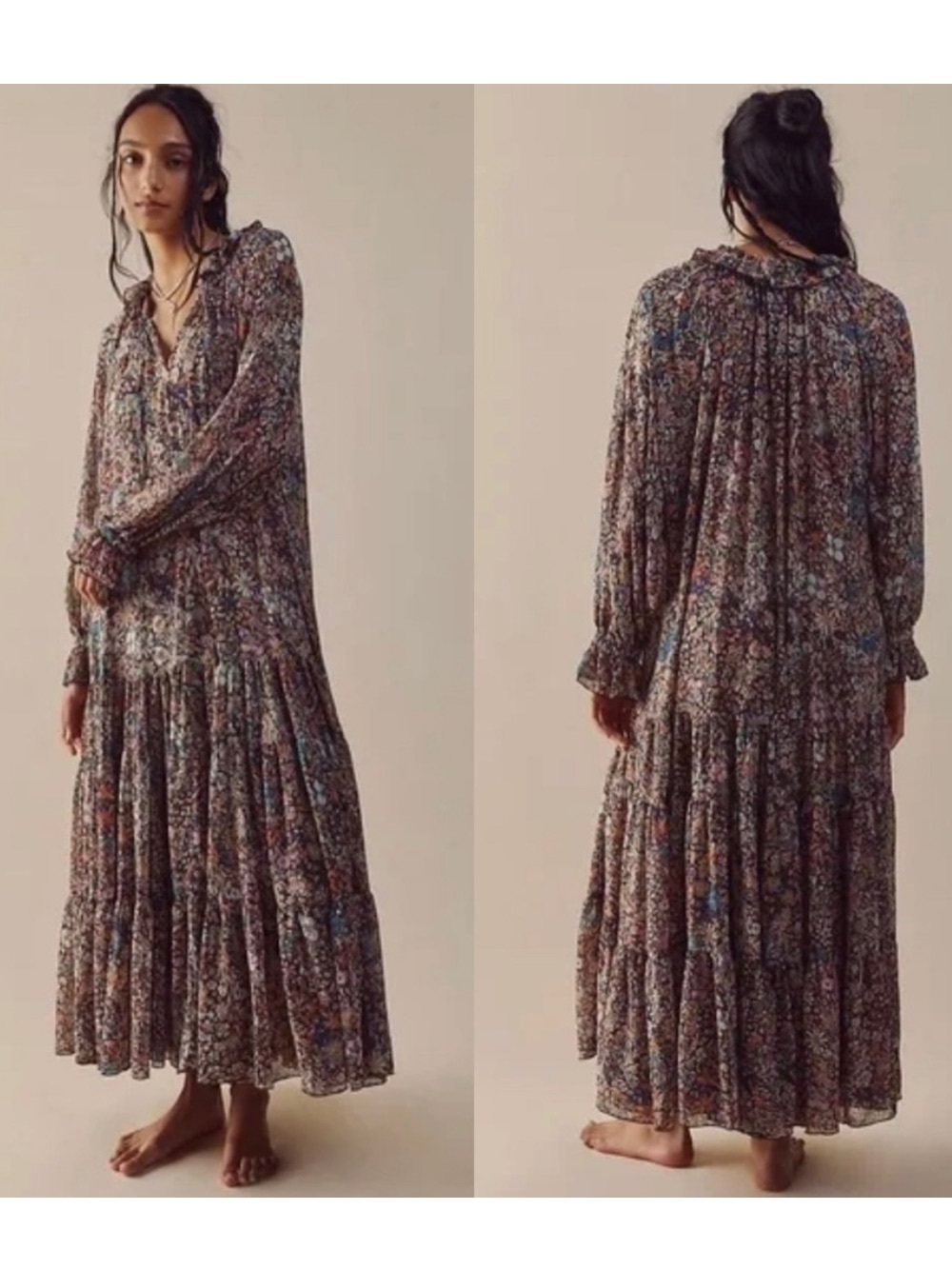 Free People Feeling Groovy Maxi Dress - Size Small